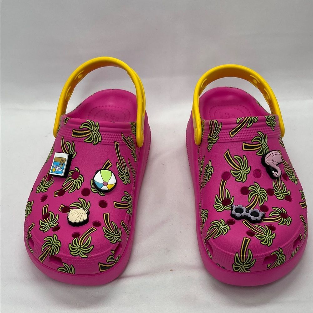 Hot Pink Kids Cutie Crush Spring Break Clog Crocs